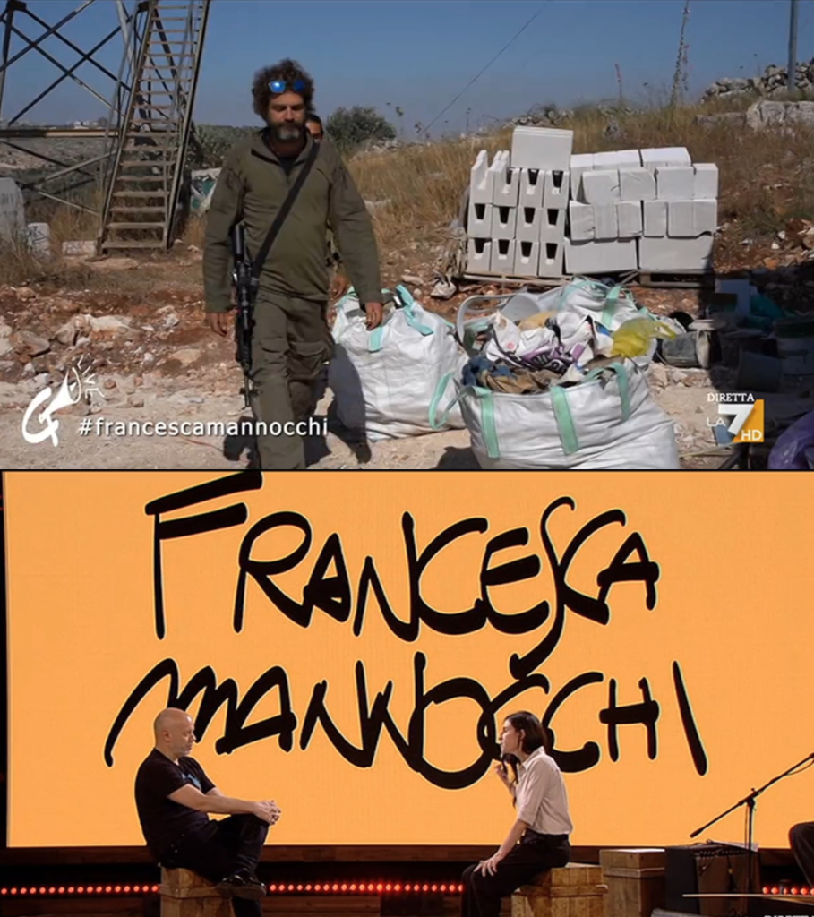 Un frammento del reportage dal "cuore di tenebra" mediorientale di Francesca Mannocchi per PropagandaLive, con Diego Bianchi su La7