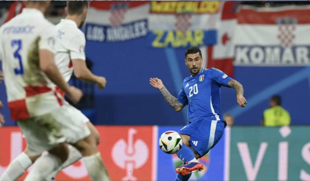 1 - 1 per Italia Croazia, grazie a un goal di Mattia Zaccagni segnato al 98° minuto